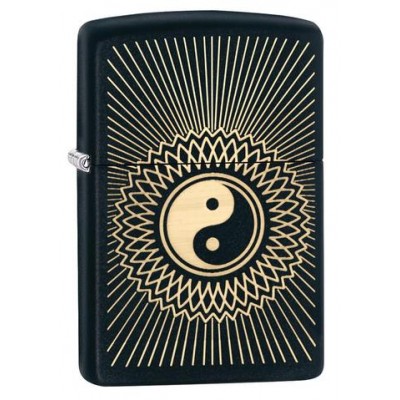美版 Zippo Lighter 太極兩儀防風打火機 Yin & Yang 29423