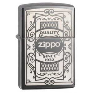 美版 Zippo Lighter Black Ice® 黑冰 高品質Zippo Quality Zippo 29425