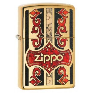 美版 Zippo Lighter 藤蔓之盾防風打火機 Zippo Logo 29510