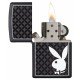 美版 Zippo Lighter 花花公子-黑鑽白兔防風打火機 Playboy 29578