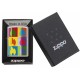美版 Zippo Lighter 經典色塊火焰防風打火機 Abstract Flame Design 29623