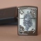 美版 Zippo Lighter Black Ice® 黑冰 骷髏與王牌 Spade & Skull Design 29666 美版 Zippo Lighter Black Ice® 黑冰 骷髏與王牌 Spade & Skull Design 29666