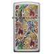 美版 Zippo Lighter 火焰花藝(窄版)防風打火機 Fusion Floral Design 29702