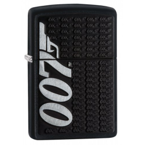 美版 Zippo Lighter James Bond 007 立體浮雕圖案 29718