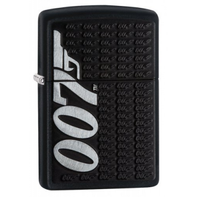 美版 Zippo Lighter James Bond 007 立體浮雕圖案 29718