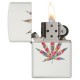 美版 Zippo Lighter 彩虹大麻葉防風打火機 Floral Weed Design 29730