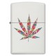 美版 Zippo Lighter 彩虹大麻葉防風打火機 Floral Weed Design 29730