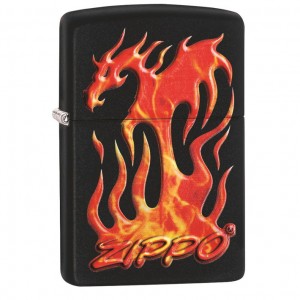 美版 Zippo Lighter 龍之火焰 Flaming Dragon Design 29735