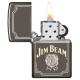 美版 Zippo Lighter Black Ice® 黑冰 金賓威士忌系列勳章 Jim Beam 29770