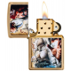美版 Zippo Lighter 海盜 Brass Mazzi Pirate Design 29781