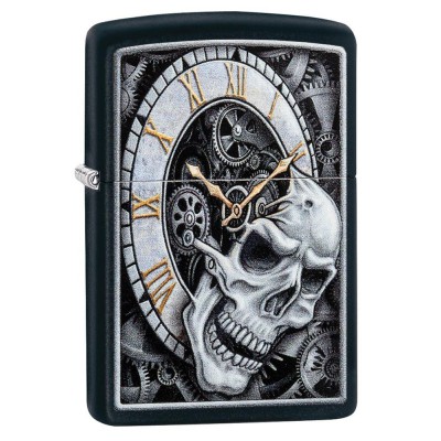 美版 Zippo Lighter 骷髏時鐘 Skull Clock Design 29854 美版 Zippo Lighter 骷髏時鐘 Skull Clock Design 29854