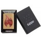 美版 Zippo Lighter 銅刻火焰防風打火機 Rusty Flame Design 29878