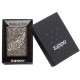 美版 Zippo Lighter Black Ice®  黑冰 心之翼 Filigree Flame and Wing Design 29881