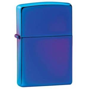 美版 Zippo Lighter 炫光靛青(素面)防風打火機 Classic High Polish Indigo 29899