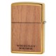 美版 Zippo Lighter 木紋火焰防風打火機 WOODCHUCK USA Flame 29901