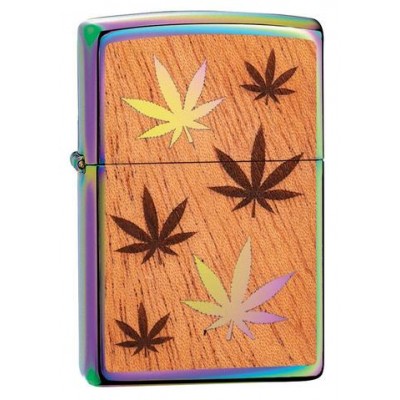 美版 Zippo Lighter 紅木楓葉防風打火機 WOODCHUCK USA Leaves 29903