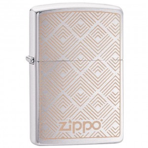 美版 Zippo Lighter 箭紋 Square Draws Design 29921