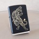 美版 Zippo Lighter 虎 Black Matte Laser Engrave 29924