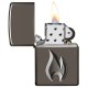 美版 Zippo Lighter Black Ice® 黑冰 Zippo火焰 Zippo Flame 29928