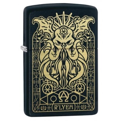 美版 Zippo Lighter 惡魔章魚防風打火機 29965