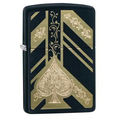 美版 Zippo Lighter 黑桃王牌 Ace of Spades 29998