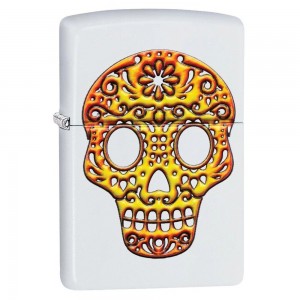 美版 Zippo Lighter 骷髏 Sugar Skull 49003