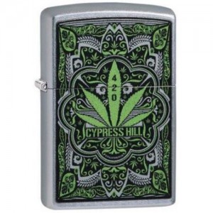 美版 Zippo Lighter Cypress Hill 49010