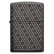 美版 Zippo Lighter Black Ice®  黑冰 六角型 Hexagon Design 49021