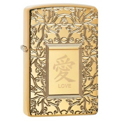 美版 Zippo Lighter 尊爵不凡的愛(加厚版)防風打火機 49022