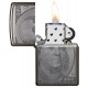 美版 Zippo Lighter Black Ice® 黑冰 美金 Currency Design 49025