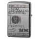美版 Zippo Lighter Black Ice® 黑冰 美金 Currency Design 49025 美版 Zippo Lighter Black Ice® 黑冰 美金 Currency Design 49025