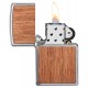 美版 Zippo Lighter WOODCHUCK USA Mahogany 49038