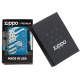 美版 Zippo Lighter Patriotic Design 防風打火機 High Polish Blue-Laser 360 49046
