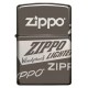 美版 Zippo Lighter Black Ice®  黑冰 經典環繞標誌 Zippo Design 49051