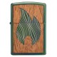 美版 Zippo Lighter 木紋經典火焰防風打火機 WOODCHUCK USA Flame 49057