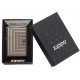美版 Zippo Lighter 黑冰 Boxed Lines Design 49071