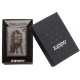 美版 Zippo Lighter Black Ice® 黑冰 灰影之狼 Wolf Design 49073