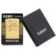 美版 Zippo Lighter 復古金條紋防風打火機 Vintage Zippo Box Top 49075