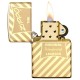 美版 Zippo Lighter 復古金條紋防風打火機 Vintage Zippo Box Top 49075