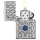 美版 Zippo Lighter 亮銀星型(加厚版)防風打火機 Star Pattern 49076