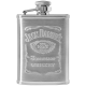 美版 Zippo Lighter Jack Daniels Satin Chrome Lighter and Flask Gift Set 49080
