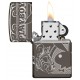 美版 Zippo Lighter Black Ice® 黑冰 Playboy 49085
