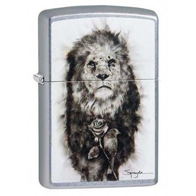 美版 Zippo Lighter 魅影獅王防風打火機 Spazuk 49088