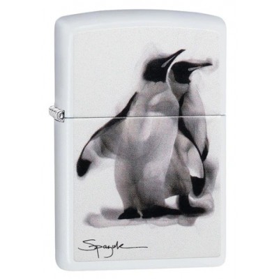 美版 Zippo Lighter 魅影帝王企鵝防風打火機 Spazuk 49092