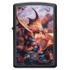 美版 Zippo Lighter 烈焰火龍防風打火機 Anne Stokes 49097