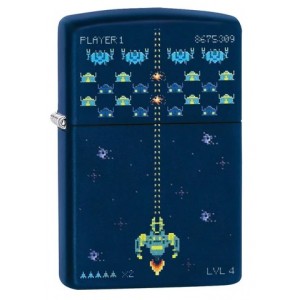 美版 Zippo Lighter 像素遊戲設計防風打火機 Pixel Game Design 49114
