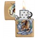 美版 Zippo Lighter Brushed Brass/Color Image 49116