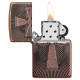 美版 Zippo Lighter Armor® Antique Copper/Deep Carve 49158