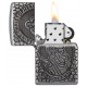 美版 Zippo Lighter Armor® Antique Silver Plate/Multicut 49160 美版 Zippo Lighter Armor® Antique Silver Plate/Multicut 49160