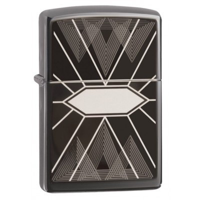 美版 Zippo Lighter Black Ice® 黑冰 49164